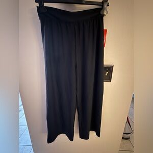 SPANX Cropped Black Wide Leg Women's Pants
